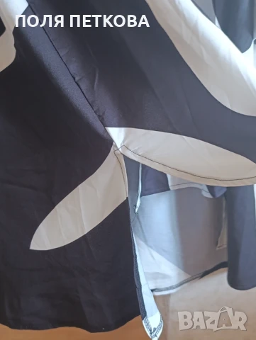 Дълга риза бяло и черно, снимка 4 - Ризи - 50848065