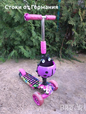 Детска тротинетка лилава, снимка 2 - Детски велосипеди, триколки и коли - 53850373