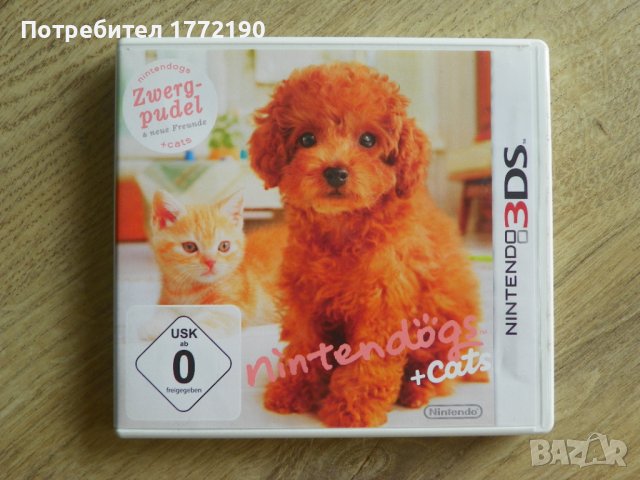 Игра Nintendogs + Cats - [Nintendo 3DS], снимка 1 - Игри за Nintendo - 42285644