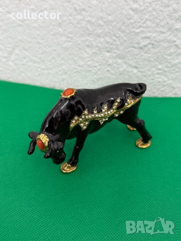 Ръчно изработена метална кутия за бижута. №7420, снимка 3 - Антикварни и старинни предмети - 51919021