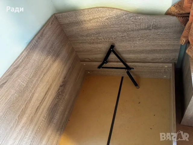 Легло 82/190 Дъб Сонома , снимка 3 - Спални и легла - 50230463