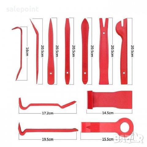 Инструменти за монтаж / демонтаж на интериор комплект 19 части, снимка 3 - Аксесоари и консумативи - 39539671