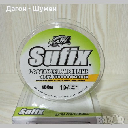 Флуорокарбон SUFIX - 50 м. и 100 м. , снимка 1 - Такъми - 44489663