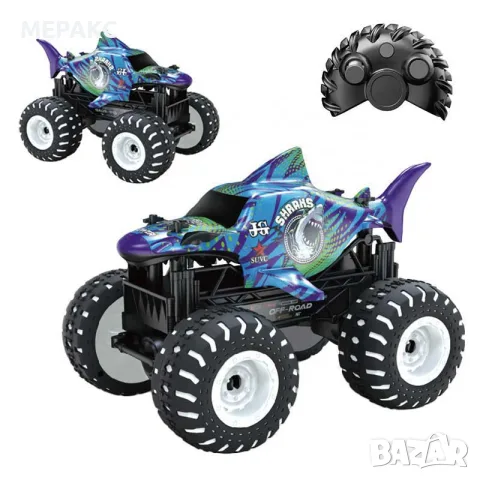 Радиоуправляема офроуд кола Crazon Shark със светлинни ефекти, RC 1:16