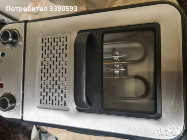Фритюрник с мазнина - 3л, използван, снимка 2 - Фритюрници - 53817996