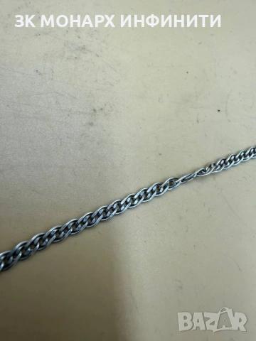 Сребърна гривна /925/ БЕЗ ЗАКОПЧАЛКА, снимка 3 - Гривни - 53472410