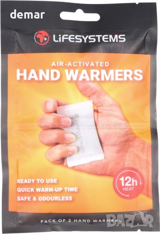 Lifesystems Въздушно активирани нагреватели за ръце, до 12 часа топлина