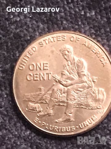 1 цент САЩ 2009 Линкъл юбилейна много рядка