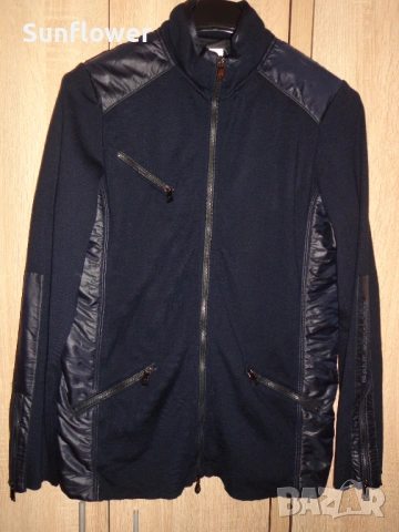 Paul & Shark Yachting тъмносин вълнен жилетка/яке с цип, размер M  , снимка 8 - Жилетки - 53852803