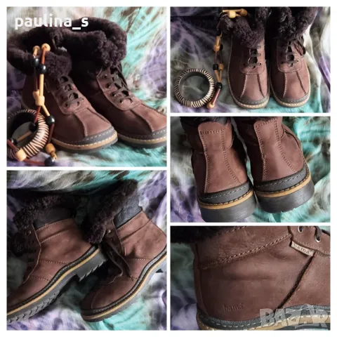 Рядка находка / Италиански ботуши "Fausto Santini" естествена кожа, снимка 14 - Дамски ботуши - 16230230