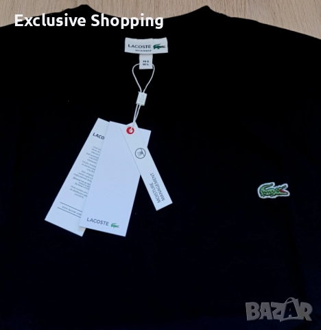 Мъжки тениски Lacoste, снимка 4 - Тениски - 52572370