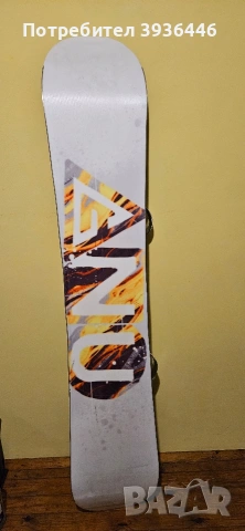 Snowboard Gnu Carbon Credit 150 с апарати Atomic