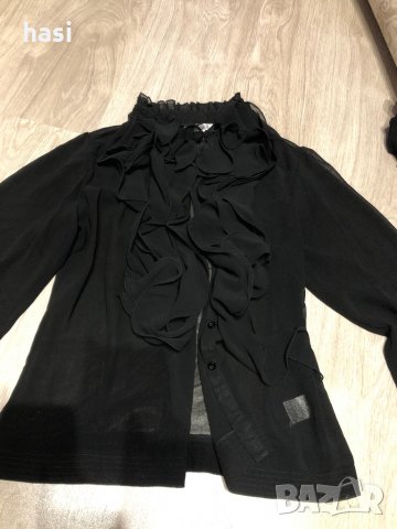 Черна риза Sorbet, снимка 1 - Ризи - 35947461