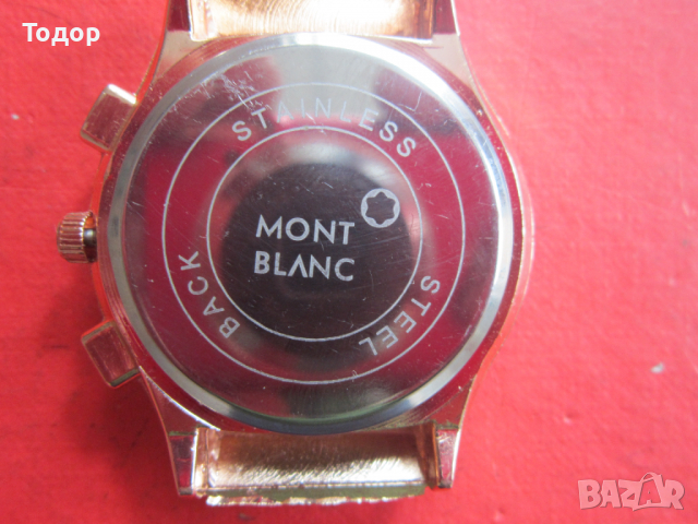 Мъжки часовник Монтбланк Монт Банк, снимка 6 - Мъжки - 36196177