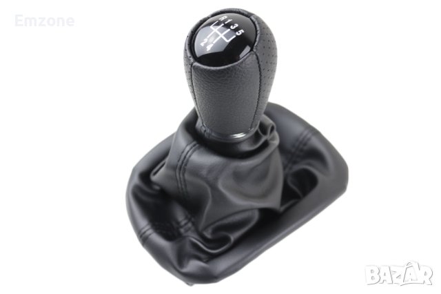 Топка за скоростен лост с 5ск. с кожен маншон и рамка за Сеат SEAT Leon I Toledo II