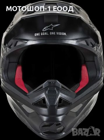 НОВА каска на ALPINESTARS черен мат , размер XL Supertech M8 Solid MX, снимка 6 - Аксесоари и консумативи - 41745592