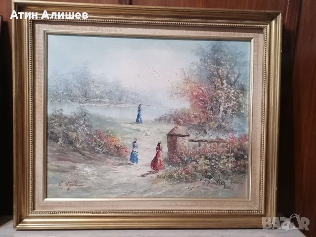 Авторска маслена картина на платно 