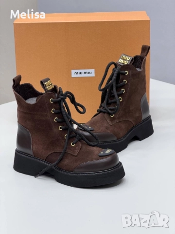 Дам боти ⚜️mıu mıu  , снимка 3 - Дамски боти - 52964450