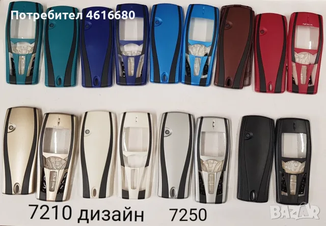 Панел Nokia 7210;Nokia 7210  7250;Nokia 7210 6100;Nokia 7250;Nokia 7610;Nokia 2100,Nokia 3510,3100, снимка 8 - Резервни части за телефони - 56221930