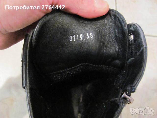 Кожени боти - 38 номер , снимка 5 - Дамски боти - 36281297