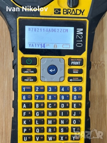 Етикетираща машина Brady m210  принтер за етикети, снимка 2 - Други машини и части - 51712006