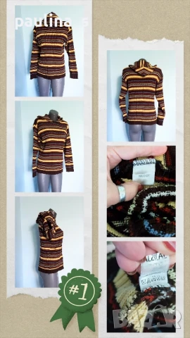 Три различни броя / Дамски пуловер с качулка , снимка 8 - Блузи с дълъг ръкав и пуловери - 51429985