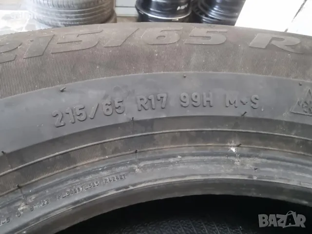 4бр зимни гуми 215/65/17 PIRELLI L01688 , снимка 6 - Гуми и джанти - 47600483
