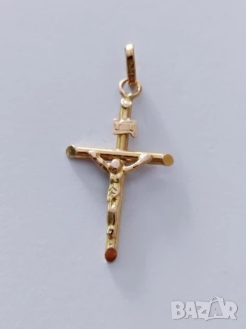 *златна висулка кръст 48902-1