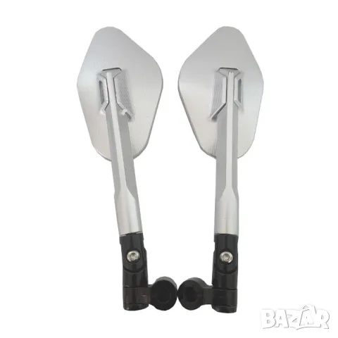 Мото огледала с рамена 18 cm за резби 8 и 10 mm, снимка 2 - Аксесоари и консумативи - 55866493