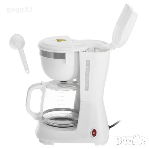 Бяла кафеварка 600w, снимка 2 - Кафемашини - 55931395