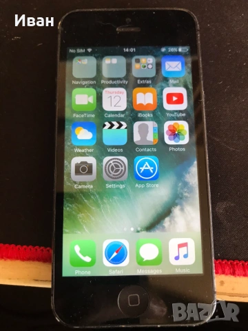 Продавам Iphone 5 black 32gb