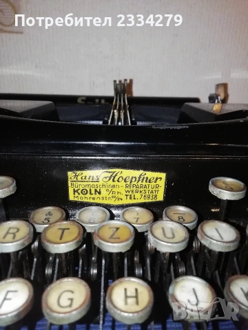 Пишещи печатни машини, стара немска,марка,,АDLER" и българска от 90-те години. , снимка 12 - Антикварни и старинни предмети - 41701030