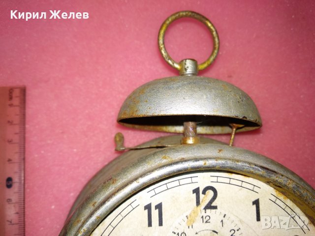 JUNGHANS Гарантиран от СТЕФАН ГЕОРГИЕВ ПЛЕВЕН ЧАСОВНИКАР ЛОНЖИН Стар БУДИЛНИК ЦАРСТВО БЪЛГАРИЯ 43675, снимка 8 - Антикварни и старинни предмети - 44464172