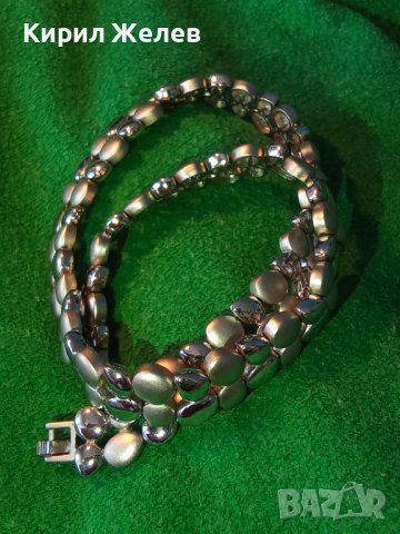 МНОГО СТИЛНО и КАЧЕСТВЕНО МАСИВНО МОДНО КОЛИЕ от БЛАГОРОДНА СТОМАНА с БЯЛА ПОЗЛАТА ТЕЖКО 19232, снимка 16 - Колиета, медальони, синджири - 31347334