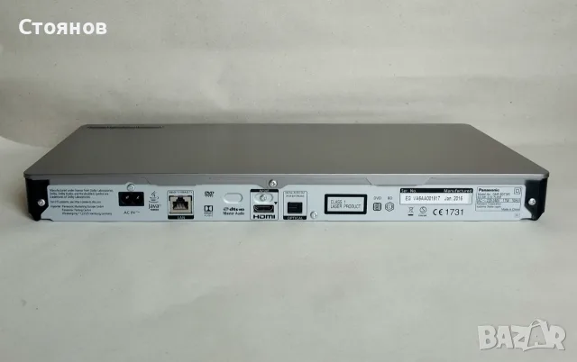 4K Ultra HD Blu-ray плеар Panasonic DMP-BDT385 /3D / Wi-Fi, снимка 3 - Плейъри, домашно кино, прожектори - 55731329