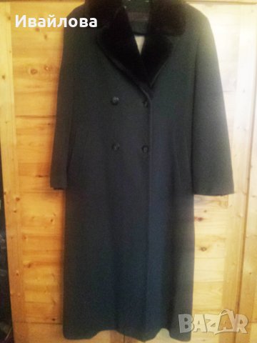Дълго палто от фин кашмир, снимка 1 - Палта, манта - 33938596