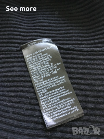 Calvin Klein Jeans рокля в размер L, снимка 7 - Рокли - 52349330