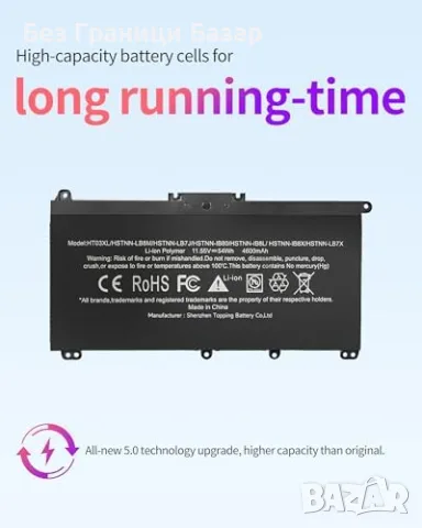 Нова HT03XL HSTNN-LB8M батерия за HP Pavilion 15-CS 15-DA 17-BY лаптоп аксесоар, снимка 3 - Батерии за лаптопи - 55852940