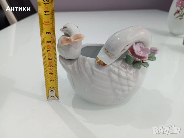 Порцеланова стара красива статуетка , снимка 4 - Декорация за дома - 52661529