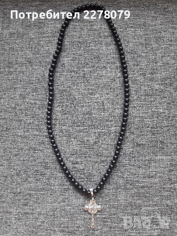 Колиета от оникс - ръчна изработка, снимка 3 - Колиета, медальони, синджири - 44824323