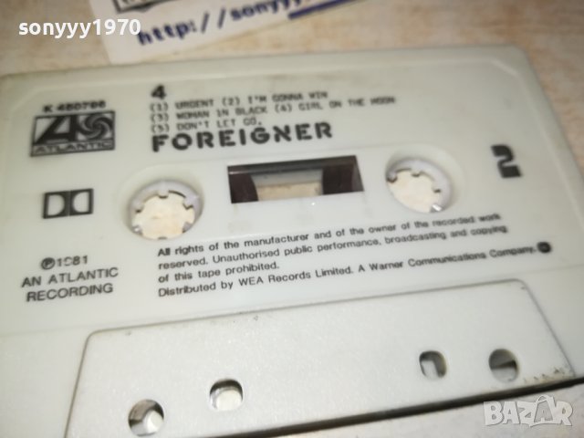 foreigner original tape 2306230700, снимка 11 - Аудио касети - 41326532