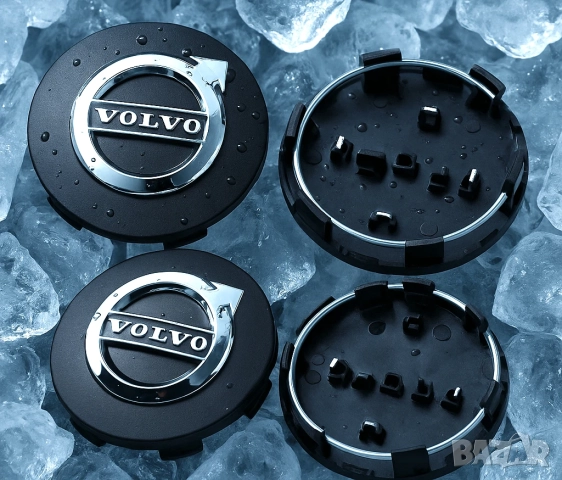 Комплект 4 броя капачки за джанти Volvo 65мм – V40 V60 V90 S60 S90 XC40 XC60, снимка 2 - Аксесоари и консумативи - 52873505