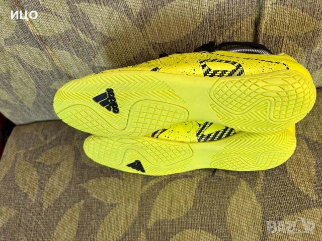 ДЕТСКИ ФУТБОЛНИ ОБУВКИ ADIDAS X 15.4 IN, СЛЪНЧЕВО ЖЪЛТО/ЧЕРНО, снимка 8 - Спортни обувки - 50539244