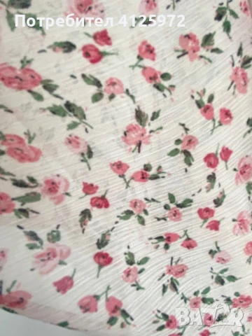 Дамска лятна дълга рокля Stradivarius на цветчета, размер S, снимка 3 - Рокли - 51333873