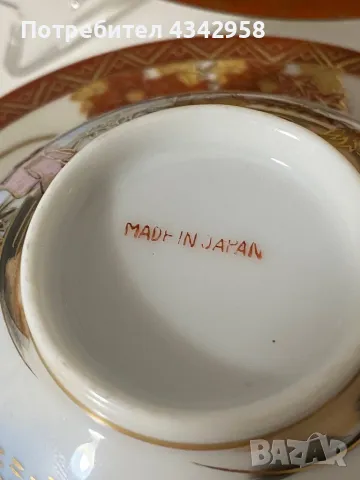 Античен комплект за чай. Япония. 1940-1950г., снимка 4 - Други ценни предмети - 49654872