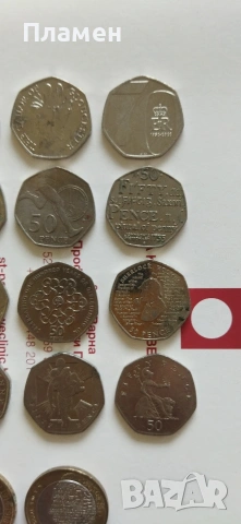 английски монети , снимка 9 - Нумизматика и бонистика - 53051636