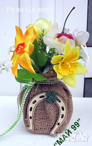 Пролетни цветя в зебло, снимка 2 - Подаръци за жени - 39852027