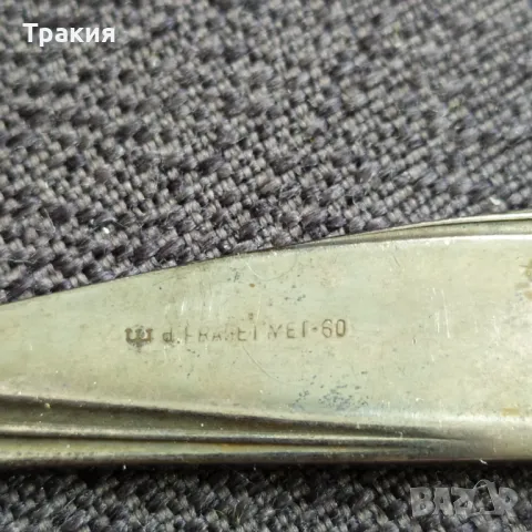 Посребрени лъжички + кутия, снимка 3 - Антикварни и старинни предмети - 49808837