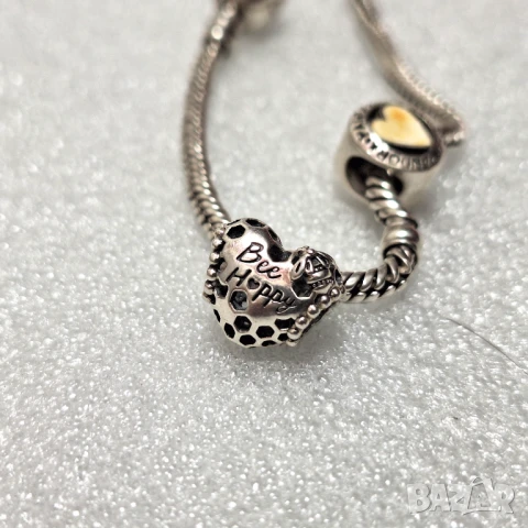 Оригинални Сребърни Талисмани PANDORA, снимка 3 - Гривни - 50797672