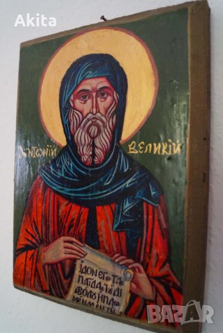 икона на свети Антоний, снимка 7 - Икони - 33982188